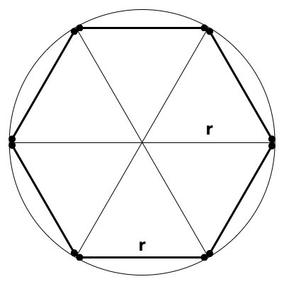 Using an internal hexagon to find a lower bound